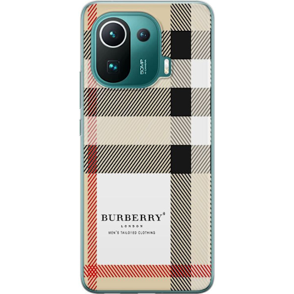 Xiaomi Mi 11 Pro Läpinäkyvä kuori Burberry