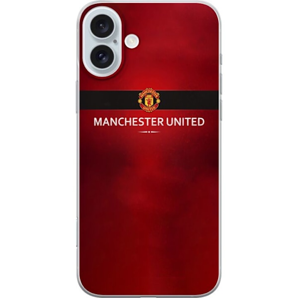 Apple iPhone 16 Plus Läpinäkyvä kuori Manchester United