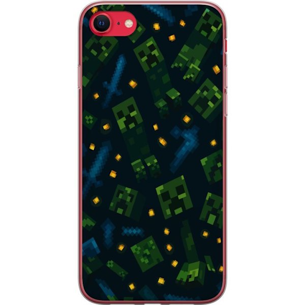Apple iPhone 7 Läpinäkyvä kuori Minecraft Dungeons Mob