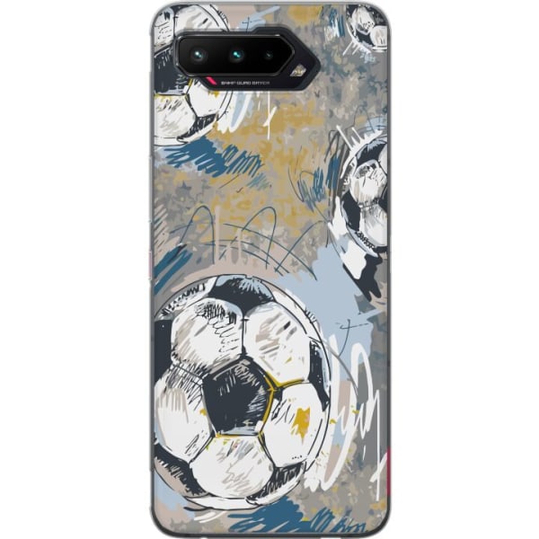 Asus ROG Phone 5 Gjennomsiktig deksel Fotball