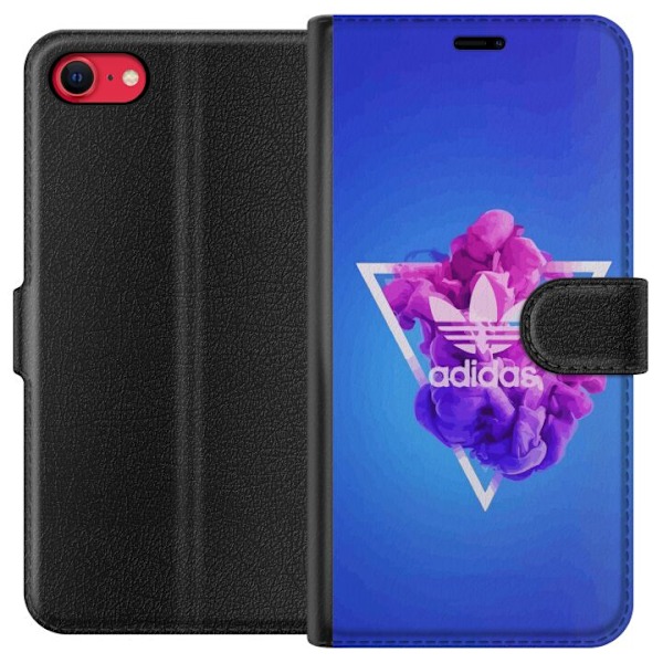 Apple iPhone 7 Plånboksfodral Adidas-inspirerad blå design