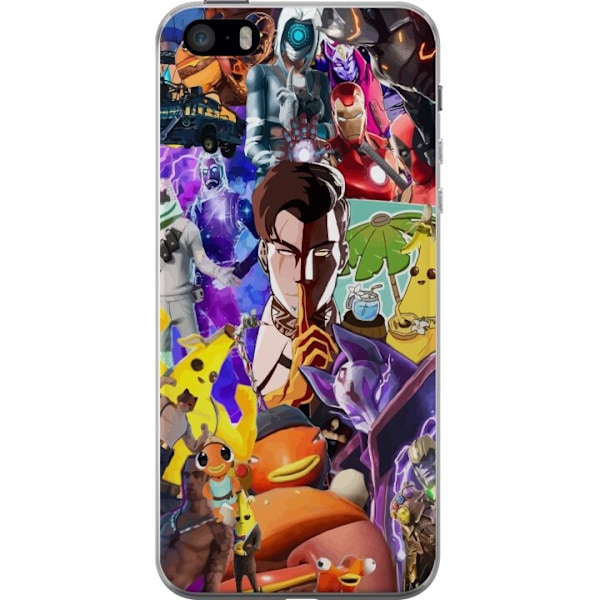 Apple iPhone SE (2016) Gennemsigtig cover Fortnite