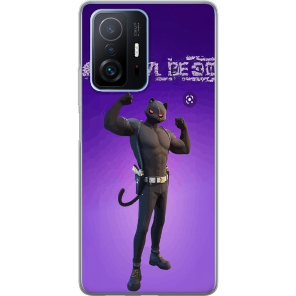 Xiaomi 11T Pro Gennemsigtig cover Fortnite - Meowscles