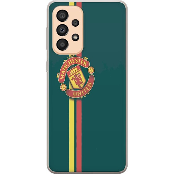 Samsung Galaxy A33 5G Gennemsigtig cover Manchester United F.C