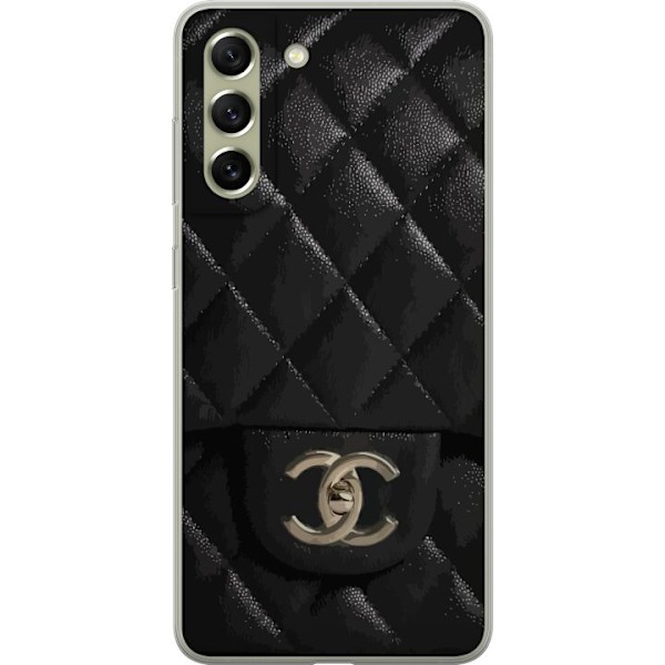 Samsung Galaxy S21 FE 5G Gennemsigtig cover Chanel Sort