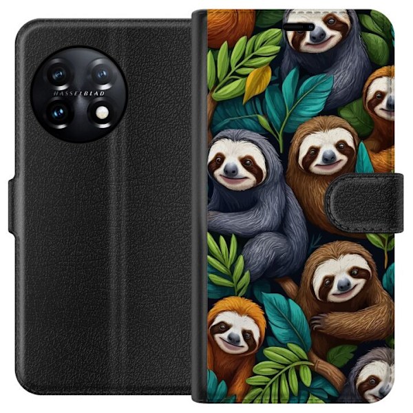 OnePlus 11R Plånboksfodral Sengångarstil – avslappnat moti