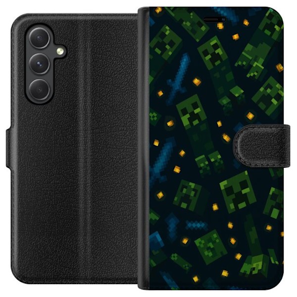 Samsung Galaxy A15 5G Lompakkokotelo Minecraft Dungeons Mob