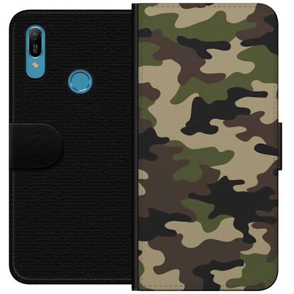 Huawei Y6 (2019) Lompakkokotelo Metsä camo