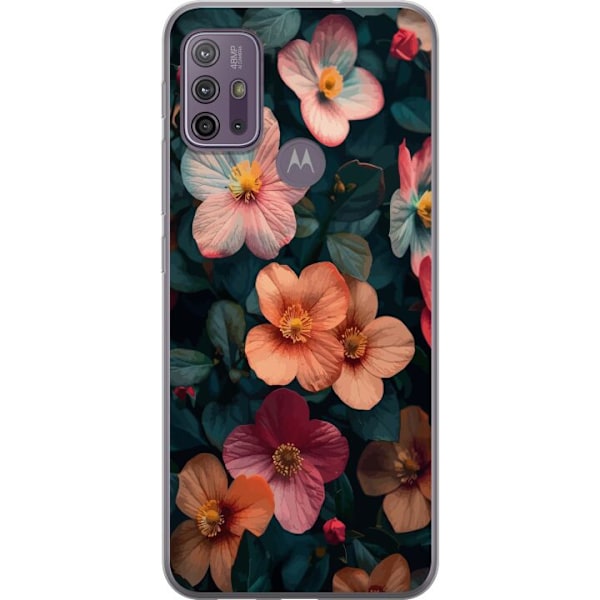 Motorola Moto G10 Gjennomsiktig deksel Blomster