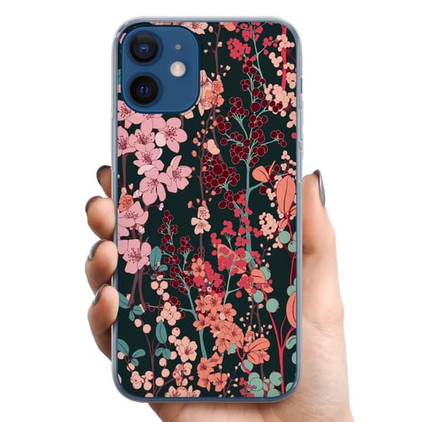 Kompatibelt Mobilskal till Apple iPhone 12 mini Blommor