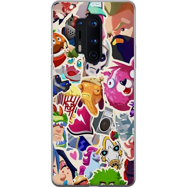 OnePlus 8 Pro Gennemsigtig cover Fortnite