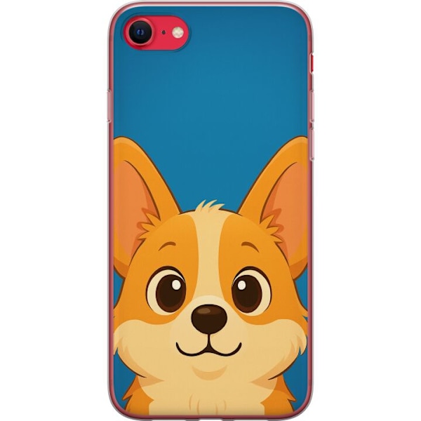 Apple iPhone 8 Läpinäkyvä kuori Hello Corgi