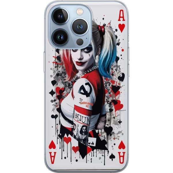 Kompatibelt Mobildeksel til Apple iPhone 13 Pro Harley Quinn Spillkort Pop Art Illustrasjon