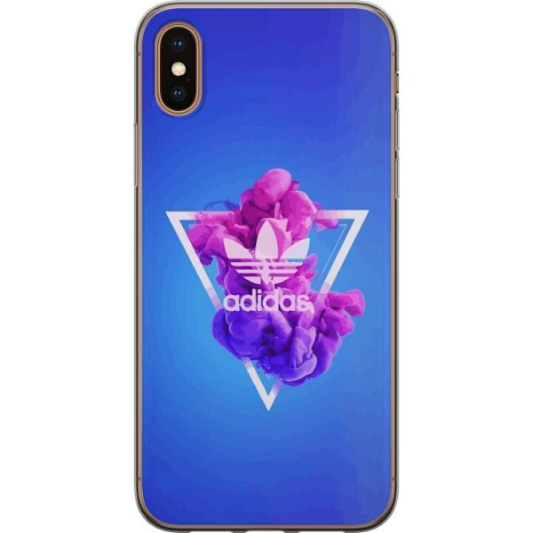 Apple iPhone XS Max Läpinäkyvä kuori Adidas-inspiroitunut s