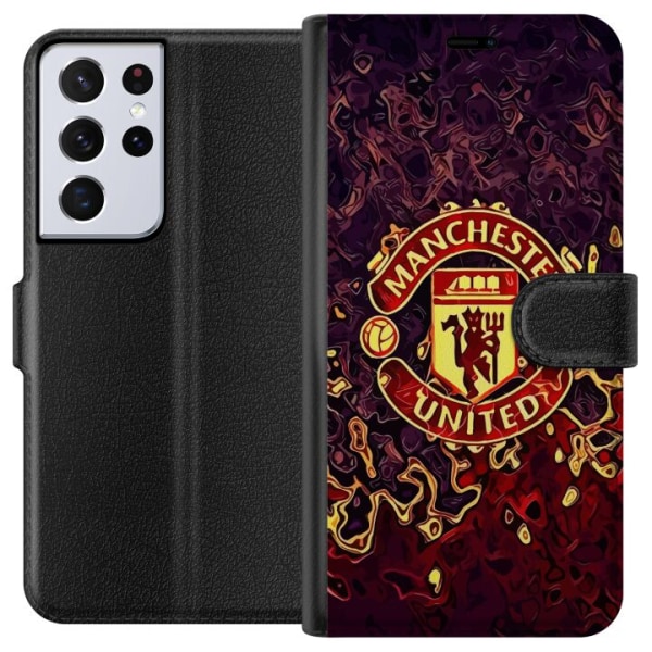 Samsung Galaxy S21 Ultra 5G Lompakkokotelo Manchester United