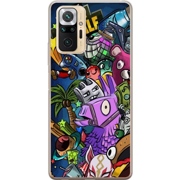 Xiaomi Redmi Note 10 Pro Gennemsigtig cover Minecraft