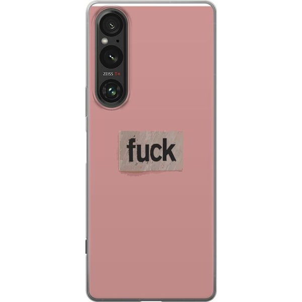 Sony Xperia 1 V Läpinäkyvä kuori vittu