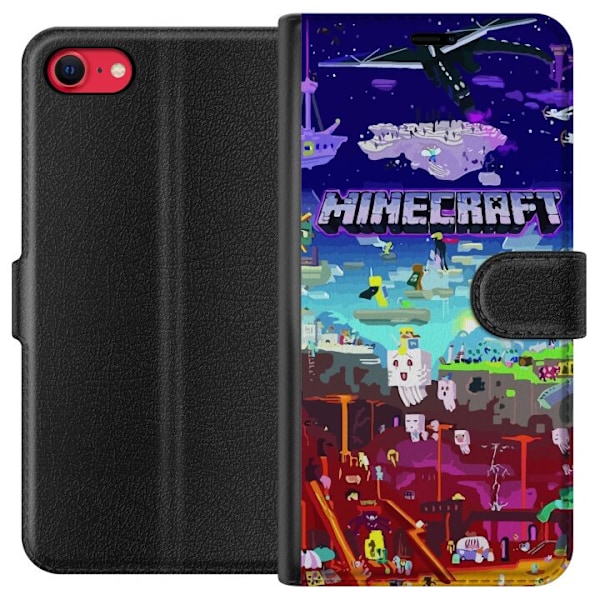 Apple iPhone 16e Tegnebogsetui Minecraft