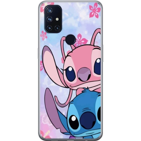 OnePlus Nord N10 5G Läpinäkyvä kuori Stitch & Angel