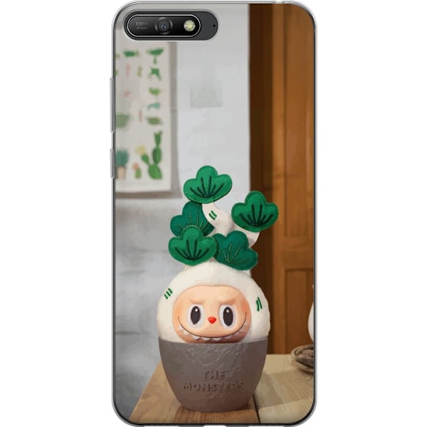 Huawei Y6 (2018) Genomskinligt Skal THE MONSTERS Naughty Plant