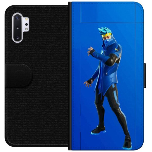 Samsung Galaxy Note10+ Lommeboketui Fortnite - Ninja Blue