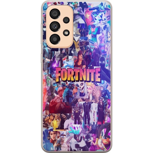 Samsung Galaxy A33 5G Gennemsigtig cover Fortnite