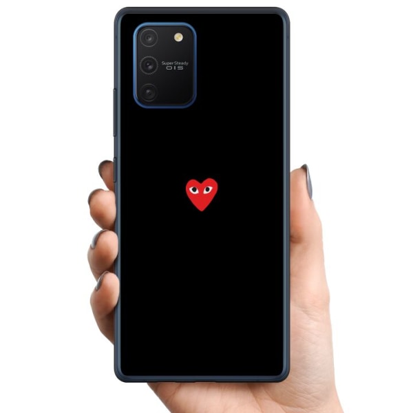 Samsung Galaxy S10 Lite TPU Mobildeksel Hjerte