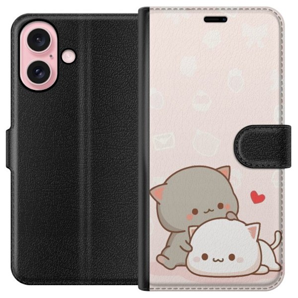 Apple iPhone 16 Lompakkokotelo Kawaii