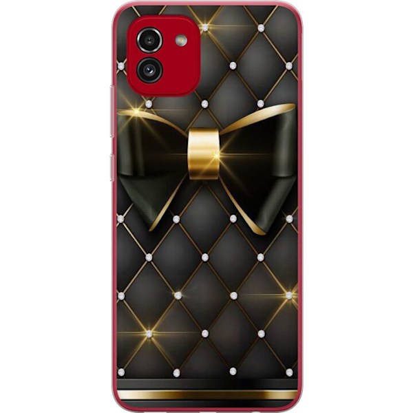 Samsung Galaxy A03 Skal / Mobilskal - Gyllene rosett