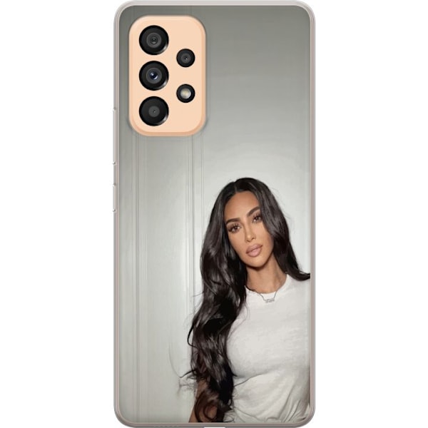 Samsung Galaxy A53 5G Genomskinligt Skal Kim Kardashian – Iconic Style Collection