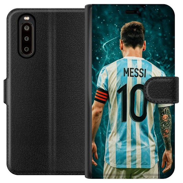Sony Xperia 10 II Lompakkokotelo Messi