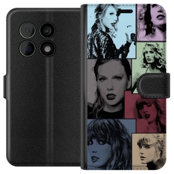 OnePlus 10 Pro Plånboksfodral Taylor Swift, mönster