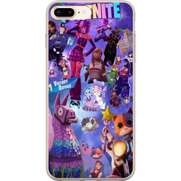 Apple iPhone 7 Plus Gennemsigtig cover Fortnite