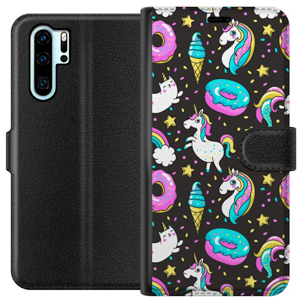 Huawei P30 Pro Tegnebogsetui Unicorn