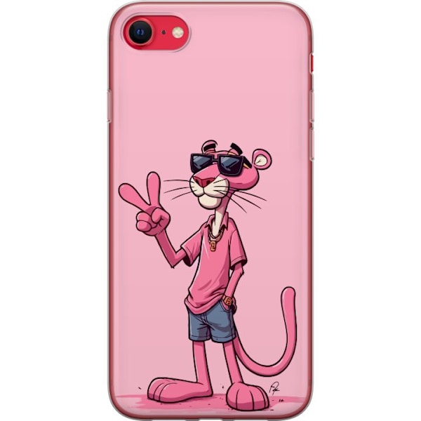 Apple iPhone 8 Läpinäkyvä kuori Pink Panter Peace