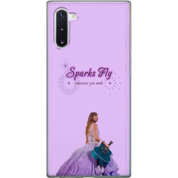 Samsung Galaxy Note10 Gennemsigtig cover Taylor Swift - Sparks