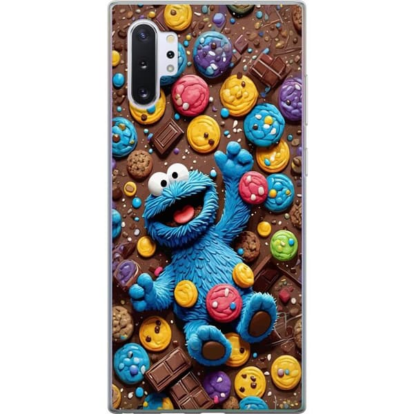 Kompatibelt Mobildeksel til Samsung Galaxy Note10+ Kakmonster bland kakor