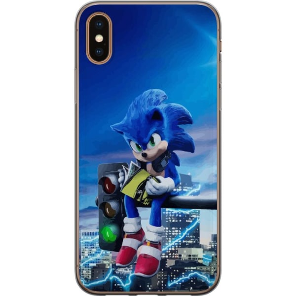 Apple iPhone XS Gennemsigtig cover Sonic the Hedgehog