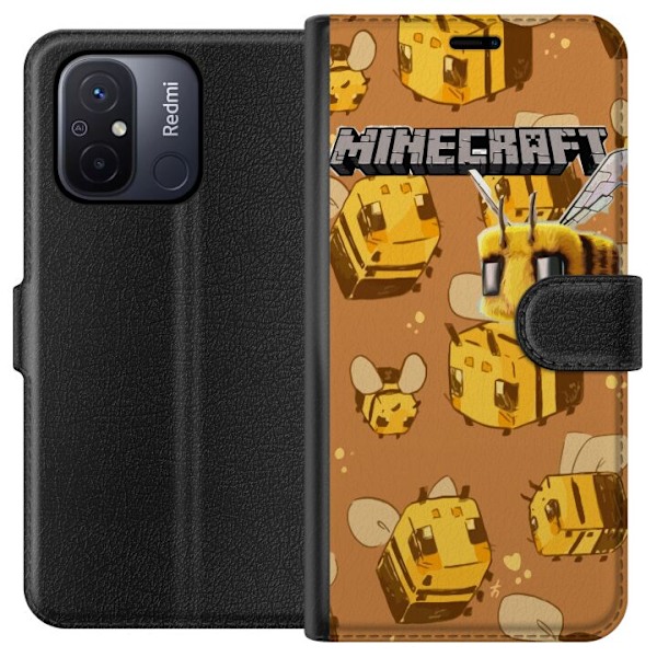 Xiaomi Redmi 12C Tegnebogsetui Minecraft Bi