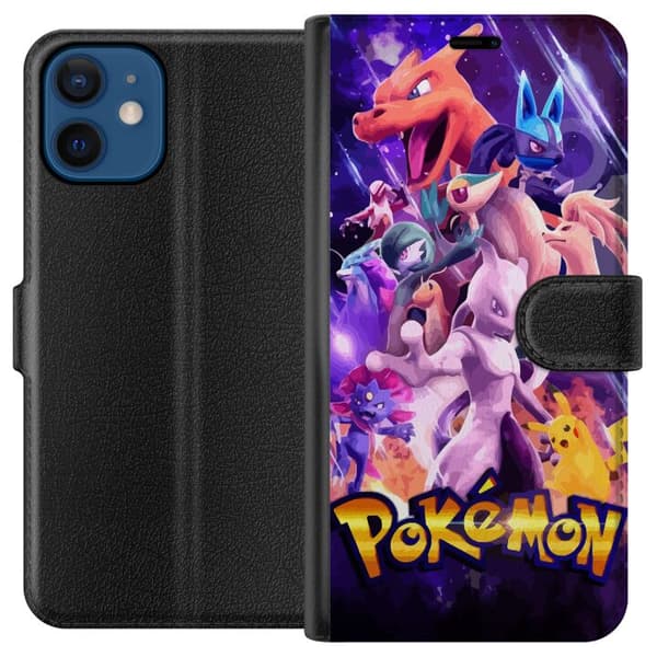 Kompatibelt Plånboksfodral till Apple iPhone 12 mini Pokémon