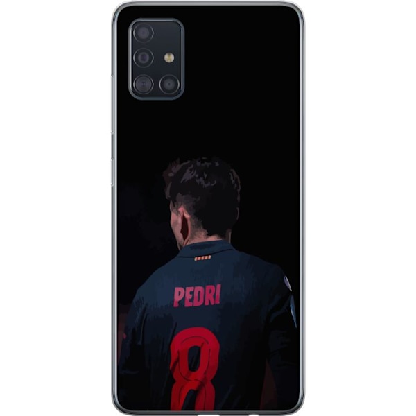 Samsung Galaxy A51 Läpinäkyvä kuori Pedri FC Barcelona Jalk