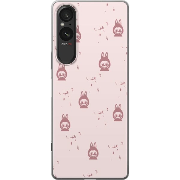 Sony Xperia 5 V Läpinäkyvä kuori Labubu Neon Pop - Neonvär