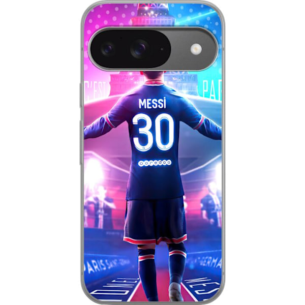 Google Pixel 9 Genomskinligt Skal Lionel Messi