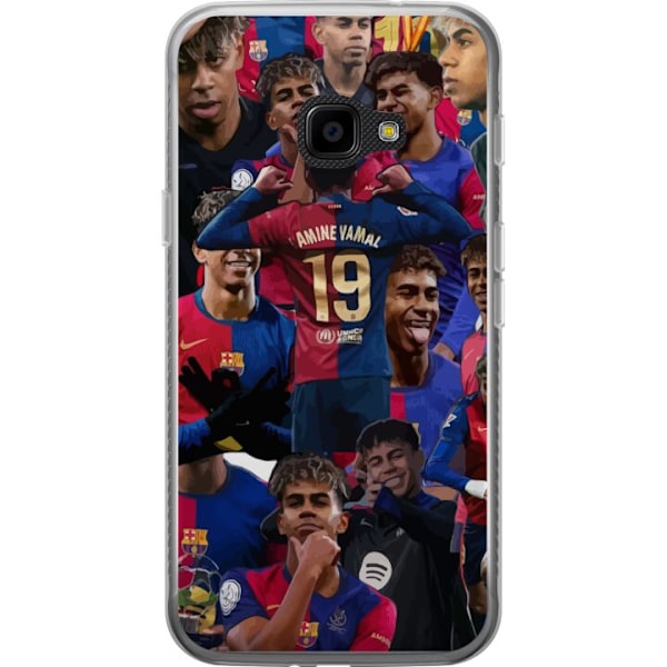 Samsung Galaxy Xcover 4 Läpinäkyvä kuori Lamine Yamal mobiilikotelo jalkapallofaneille