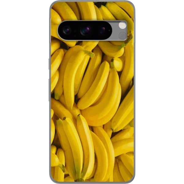 Google Pixel 8 Pro Genomskinligt Skal Banana Pattern – lekfu