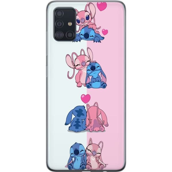 Kompatibelt Mobilskal till Samsung Galaxy A51 Lilo & Stitch