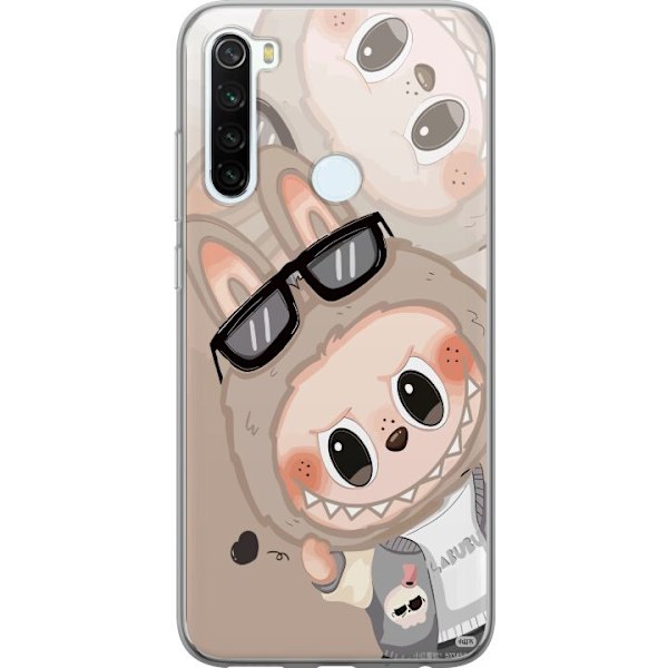 Xiaomi Redmi Note 8 Läpinäkyvä kuori Labubu Rainbow Chaos