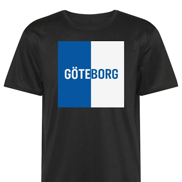 Trenings T-skjorte | Sport T-skjorte for Voksen Göteborg - fo svart Liten
