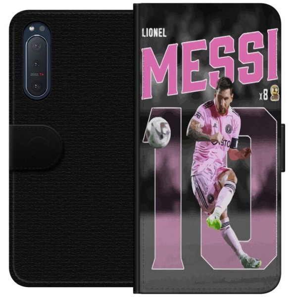 Sony Xperia 5 II Plånboksfodral Lionel Messi - Rosa