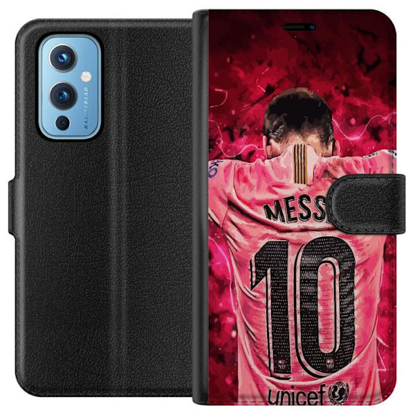 OnePlus 9 Lompakkokotelo Messi Jalkapallo Barcelona Argentiina Motivoiva Legendaarinen Pelaaja FC Barcelona Numero 10 Urheilu Jalkapallo